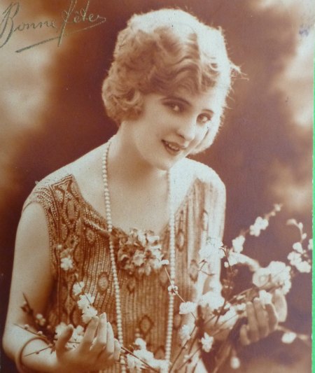 Girl in Flapper Dress and Beads
