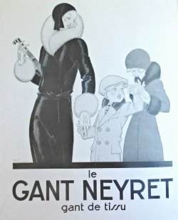 1920s Glove Advertisement from L'Illustration