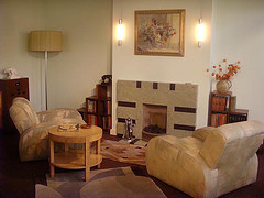 Geffrye museum Art Deco living room