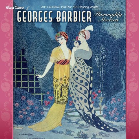 George Barbier Art Deco Fashion Print Calendar