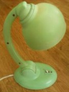 Green Bakelite Lamp