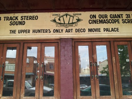 Doors of Scone's Art Deco Theatre