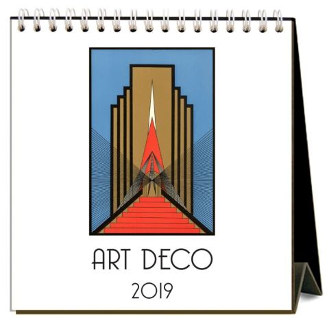 Art Deco Desk Calendar