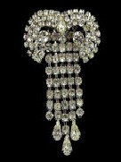 Art Deco Jewelry - Rhinestone Brooch
