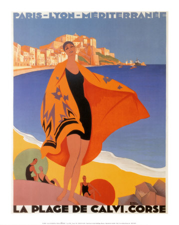 Broders - PLM Poster - La Plage de Calvi