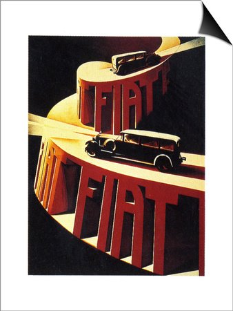 1930s Fiat Car Advertisement