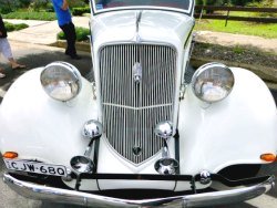 Front of Deco Style Vintage Car
