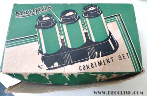 Original Box Marquis Condiment Set