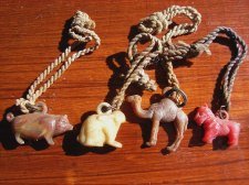 Earlly Celluloid Animal Charms