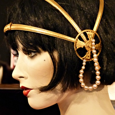 1920s Hair Style with Head Dress