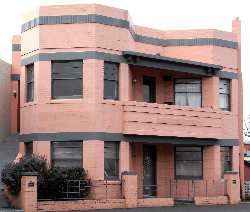 Pink Art Deco House in Tasmania