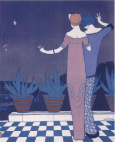 Fashion by Paul Poiret,Illustrated by Georges Lepape in Les Choses de Paul Poiret,1911