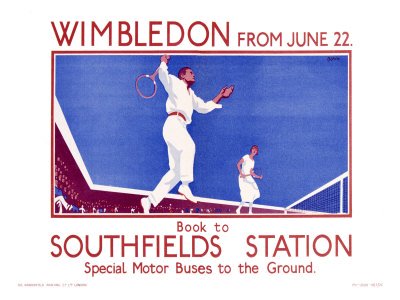 Transport Poster - Wimbledon