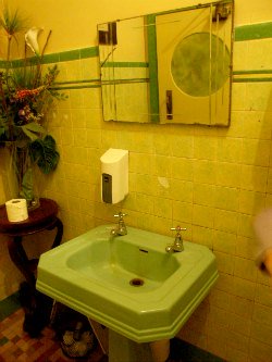 Green Art Deco Sink