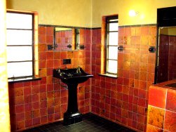Man's Art Deco bathroom