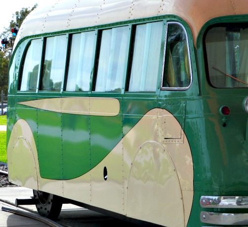 1930s Tram with Art Deco Style Motif