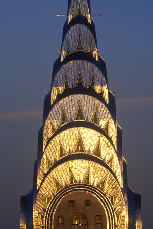 Chyrsler Building at Sunset