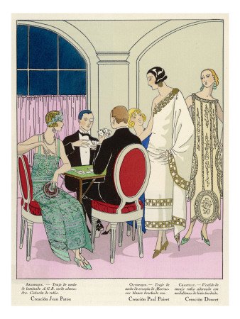 Fashions by Poiret, Jean Patou and Doucet