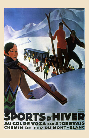 Roger Broders Winter Sports Poster