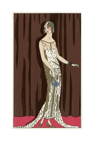 Young Lady in Evening Dress by Jeanne Lanvin